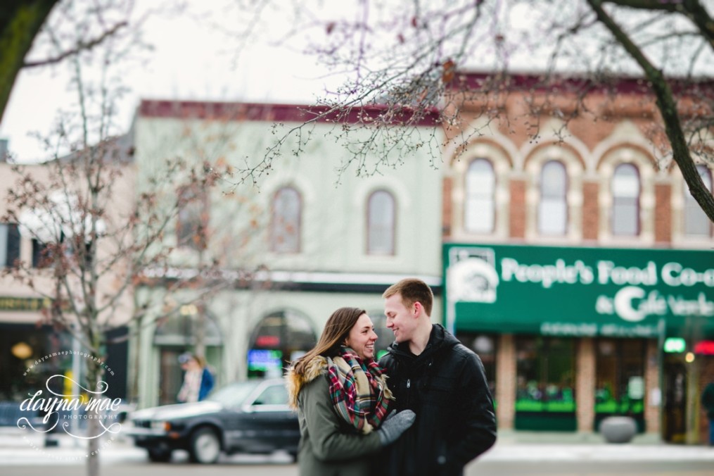 Downtown Ann Arbor Engagement | Michigan Wedding Photographer